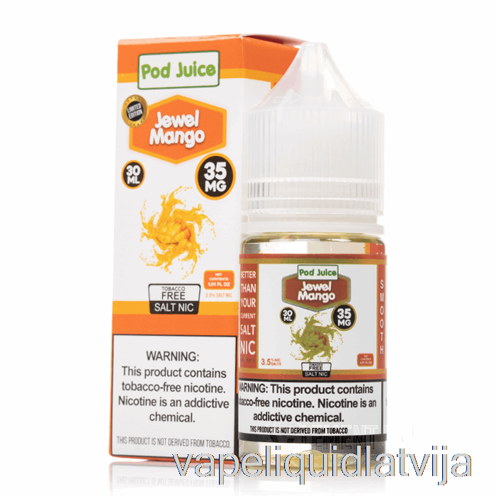 Jewel Mango - Pāksts Sula - 30ml 35mg Vape šķidrums